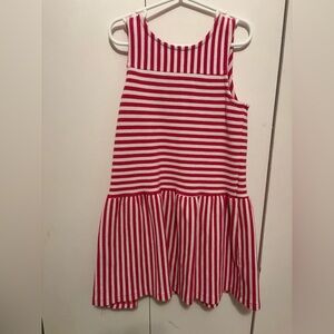 Joe Fresh Pink White Stripe Dress 8